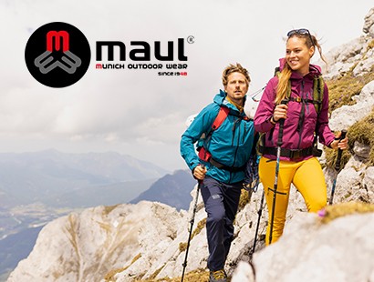 Die Münchner Sportmarke MAUL steht für hohe Qualität, Nachhaltigkeit und soziale Verantwortung bei der Entwicklung von funktionaler Bekleidung für Sport in den Bergen und in der Stadt.